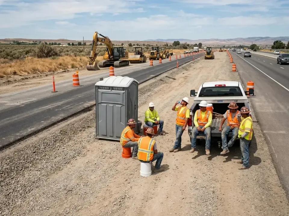 highway-road-construction-crew-007 — frequently asked questions, Porta Potty and Restroom Rentals in Jefferson, IA